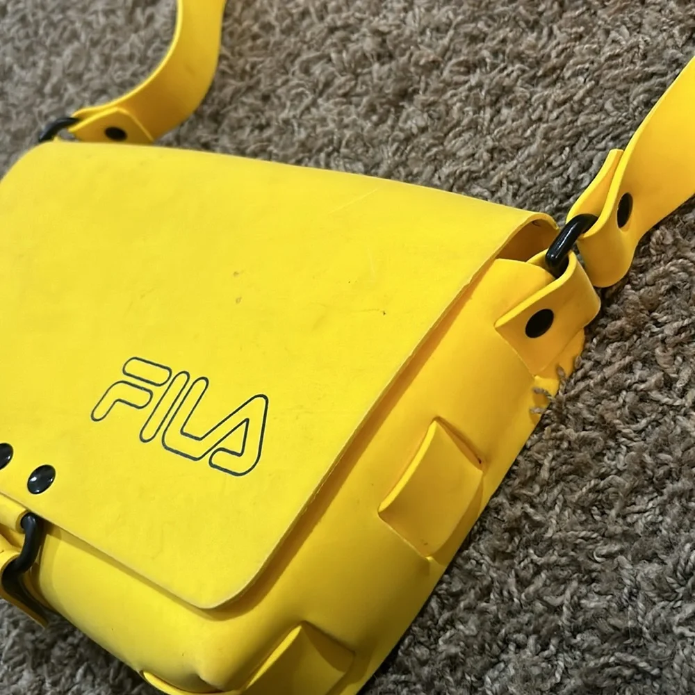 Makio Hasuike X Fila Yellow Foam Crossbody Messenger Collab
